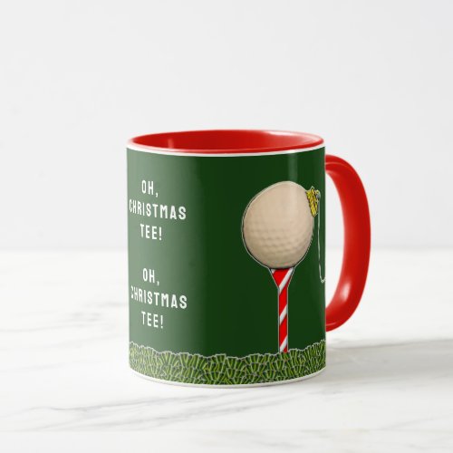 Golf Christmas Mug