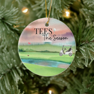 Golf Christmas Ornament
