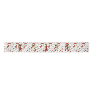 Golf Christmas Party for Woman Golfer Satin Ribbon