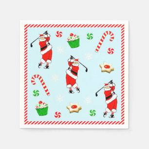 Golf Christmas party Napkins