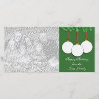 Golf Christmas Photo Card