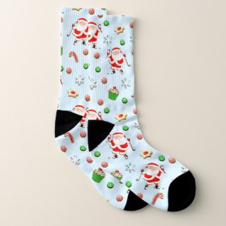 golf Christmas Socks