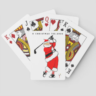Golf Christmas Stocking Stuffer Poker Cards