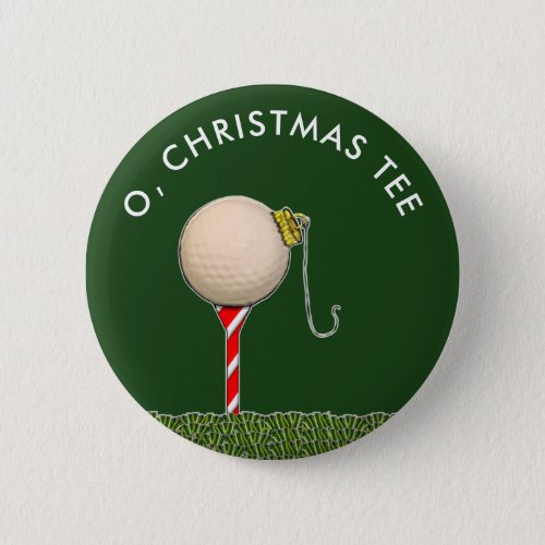 Golf Christmas Stocking Stuffers Button