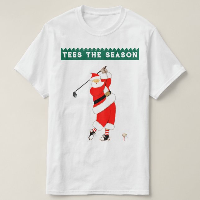 Golf Christmas T-Shirt (Design Front)