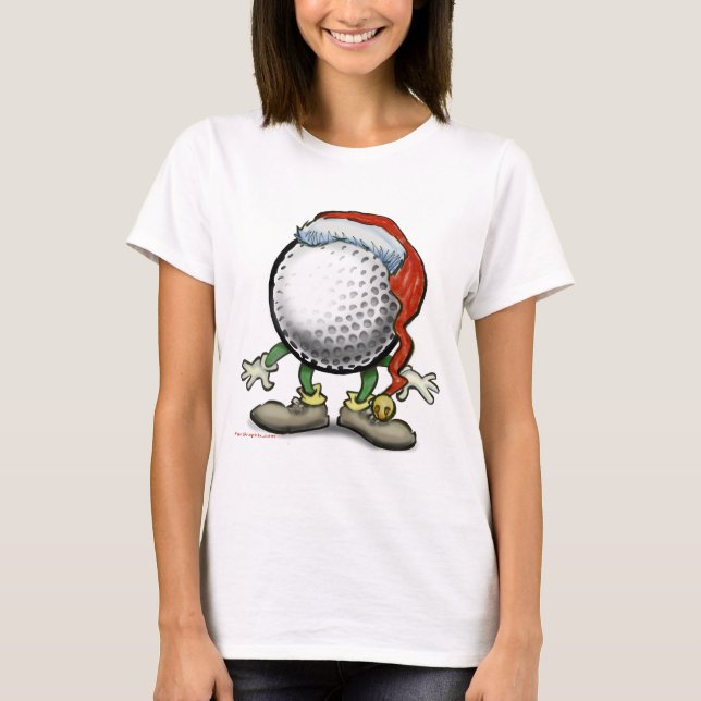 Golf Christmas T-Shirt (Front)