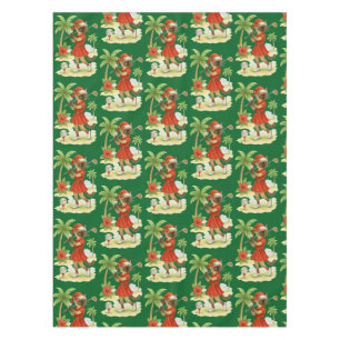 Golf Christmas themed for Cat Lovers Party Tablecloth