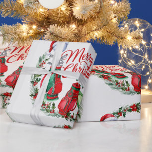 Golf Christmas themed gifts for golfer Wrapping Paper