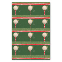 Golf Christmas Tissue Paper
