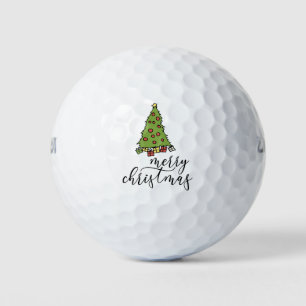 Golf Christmas Tree Merry Christmas Balls
