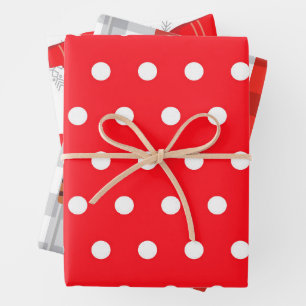Golf Christmas with ball and iron for golfer Wrap Wrapping Paper Sheets