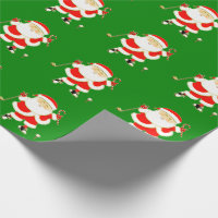 golf Christmas Wrapping Paper