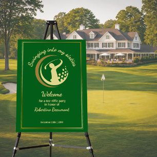 Golf Classic Green Golden Player 60th Birthday Foam Board