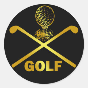 GOLF CLASSIC ROUND STICKER