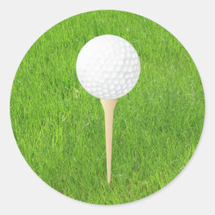 Golf Classic Round Sticker