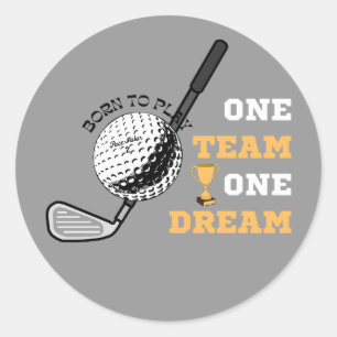 GOLF CLASSIC ROUND STICKER
