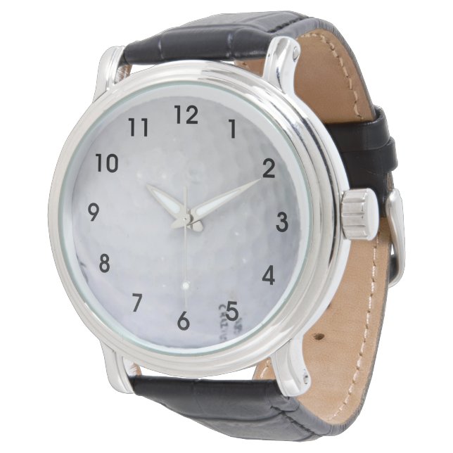 Golf Classic Stainless Steel Watch (Angled)