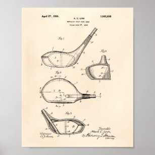 Golf Club Patent Drawing 1903