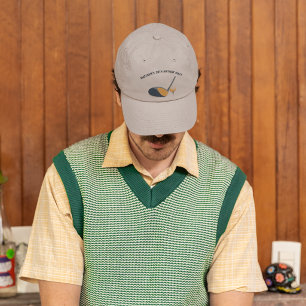 Golf Club and Ball Personalized Golfers Name Hat