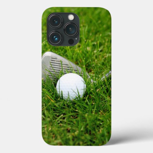 Golf Club and Golf Ball iPhone 13 Pro Case
