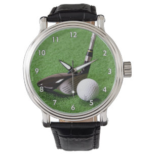 Golf Club and Golf Ball on the Green Watch