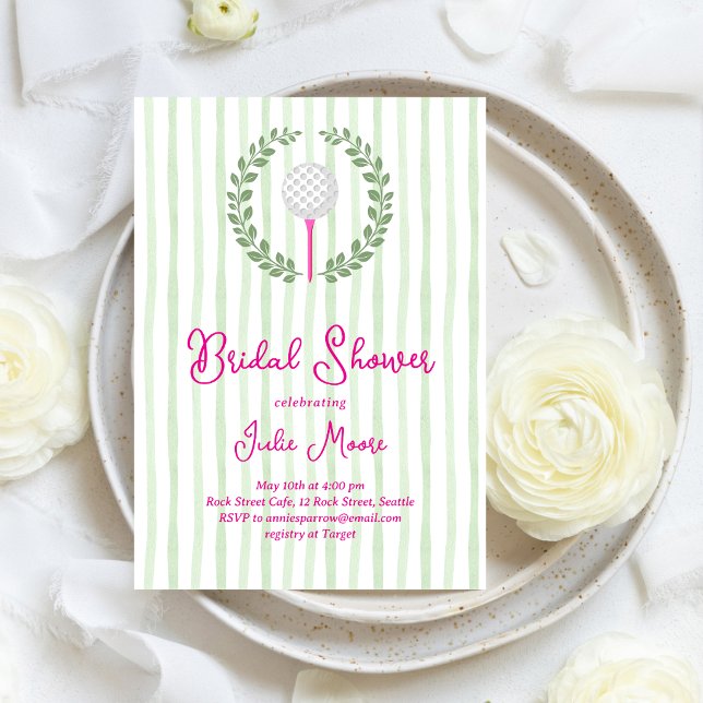Golf Club Bridal Shower Invitation (Creator Uploaded)