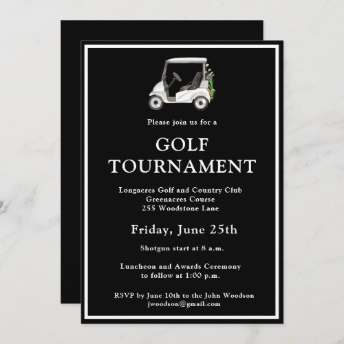 Golf Club Corporate League Tournament  Invitation