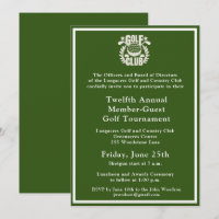 Golf Club Corporate Tournament Logo 