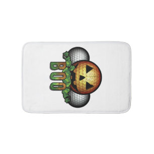 Golf Club Course Halloween Golfer Retirement Gift Bath Mat