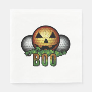 Golf Club Course Halloween Golfer Retirement Gift Napkins