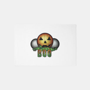 Golf Club Course Halloween Golfer Retirement Gift Rug