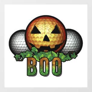 Golf Club Course Halloween Golfer Retirement Gift Wall Decal