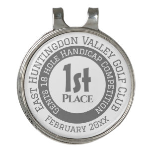 Golf Club Golf Trophy Competition Award Hat Clip