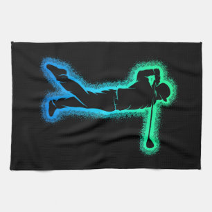 Golf Club Golfer Kids Boys Men Golfing Kitchen Towel
