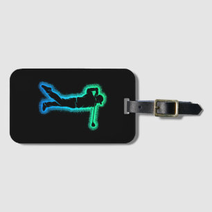 Golf Club Golfer Kids Boys Men Golfing Luggage Tag