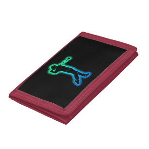 Golf Club Golfer Kids Boys Men Golfing Trifold Wallet