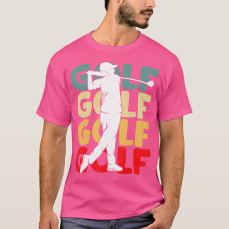 Golf Club Golfing Golfer Boys Men T-Shirt