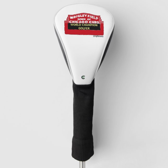 Golf Club Head Cover | World Champion Golfer (Front)