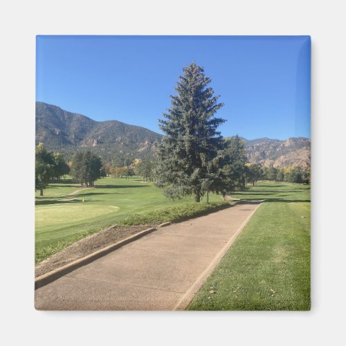 Golf club in Colorado Springs Magnet