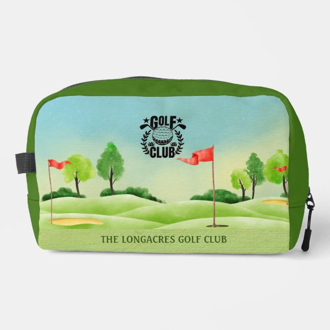 Golf Club League Corporate Logo Name  Dopp Kit (Front)
