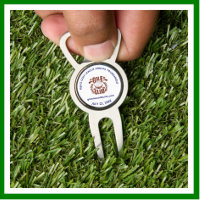 Golf Club League Logo Message Ball Marker