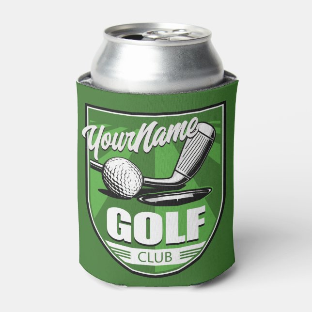 Golf Club NAME Pro Golfer Player Personalized  Can Cooler (Can Front)