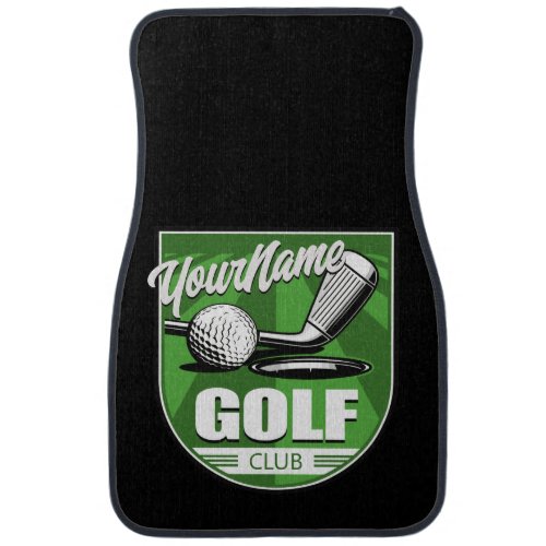 Golf Club NAME Pro Golfer Player Personalized   Car Floor Mat