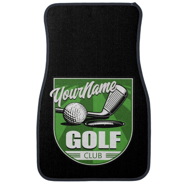 Golf Club NAME Pro Golfer Player Personalized   Car Floor Mat (Front)