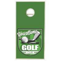 Golf Club NAME Pro Golfer Player Personalized Cornhole Set