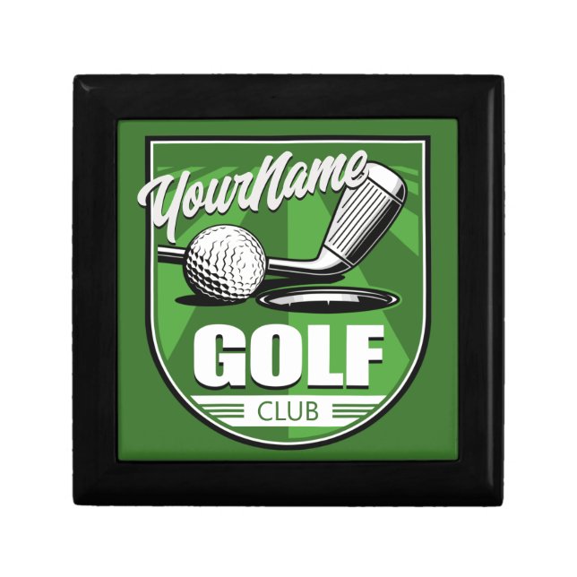 Golf Club NAME Pro Golfer Player Personalized   Gift Box (Front)