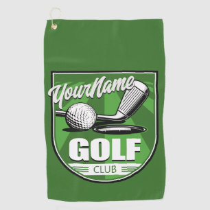 Golf Club NAME Pro Golfer Player Personalized   Golf Towel