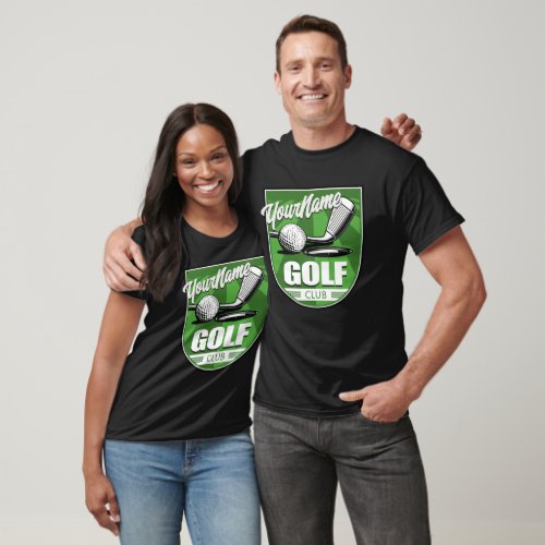 Golf Club NAME Pro Golfer Player Personalized  T_Shirt