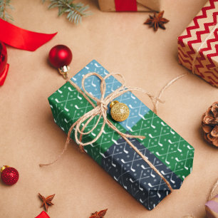 Golf Club Pattern Paper Plate