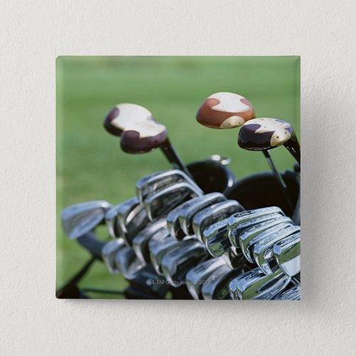 Golf Club Pinback Button